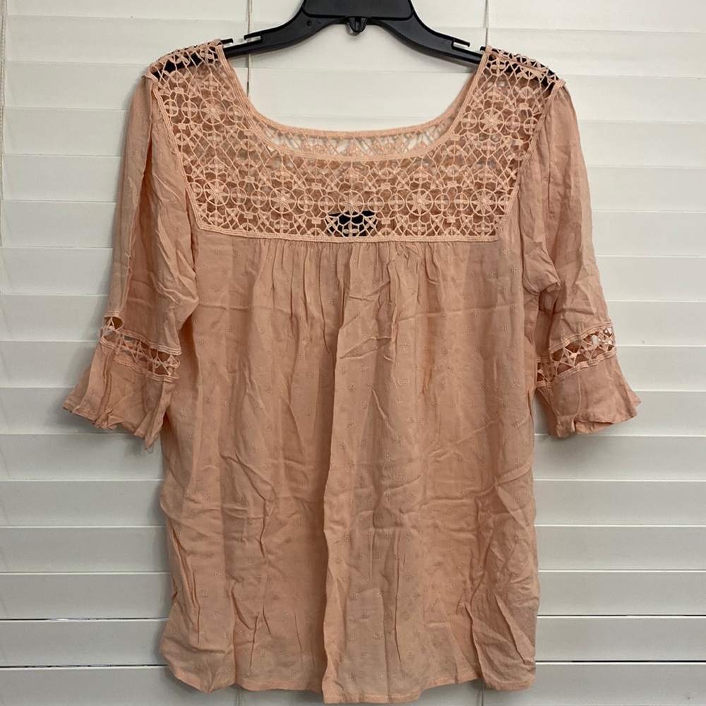 I Jeans by buffalo pink/peach top size small
